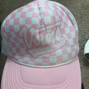 Vans baseball cap pink white, brand new without tag, excellent condition